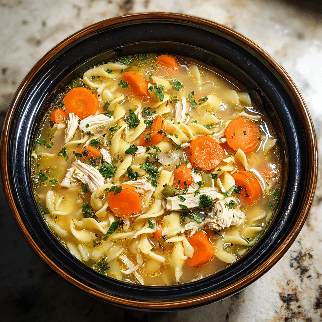 Crockpot Chicken Noodle Soup