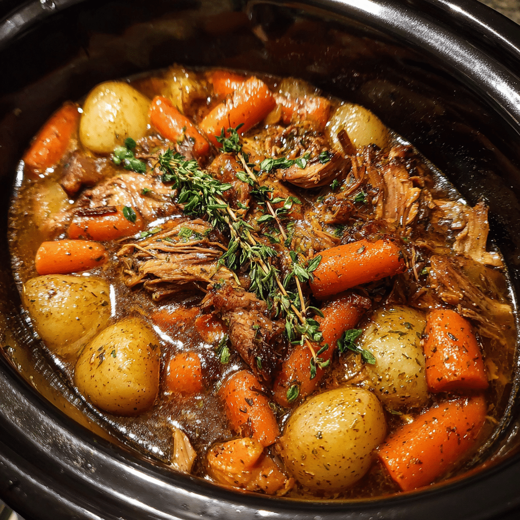 Crockpot Chicken Pot Roast
