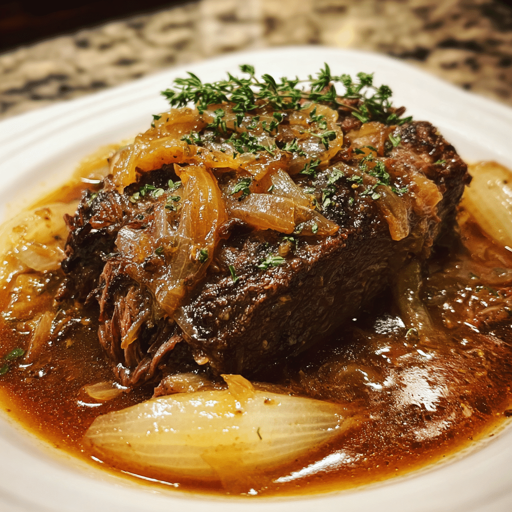 Crockpot French Onion Pot Roast