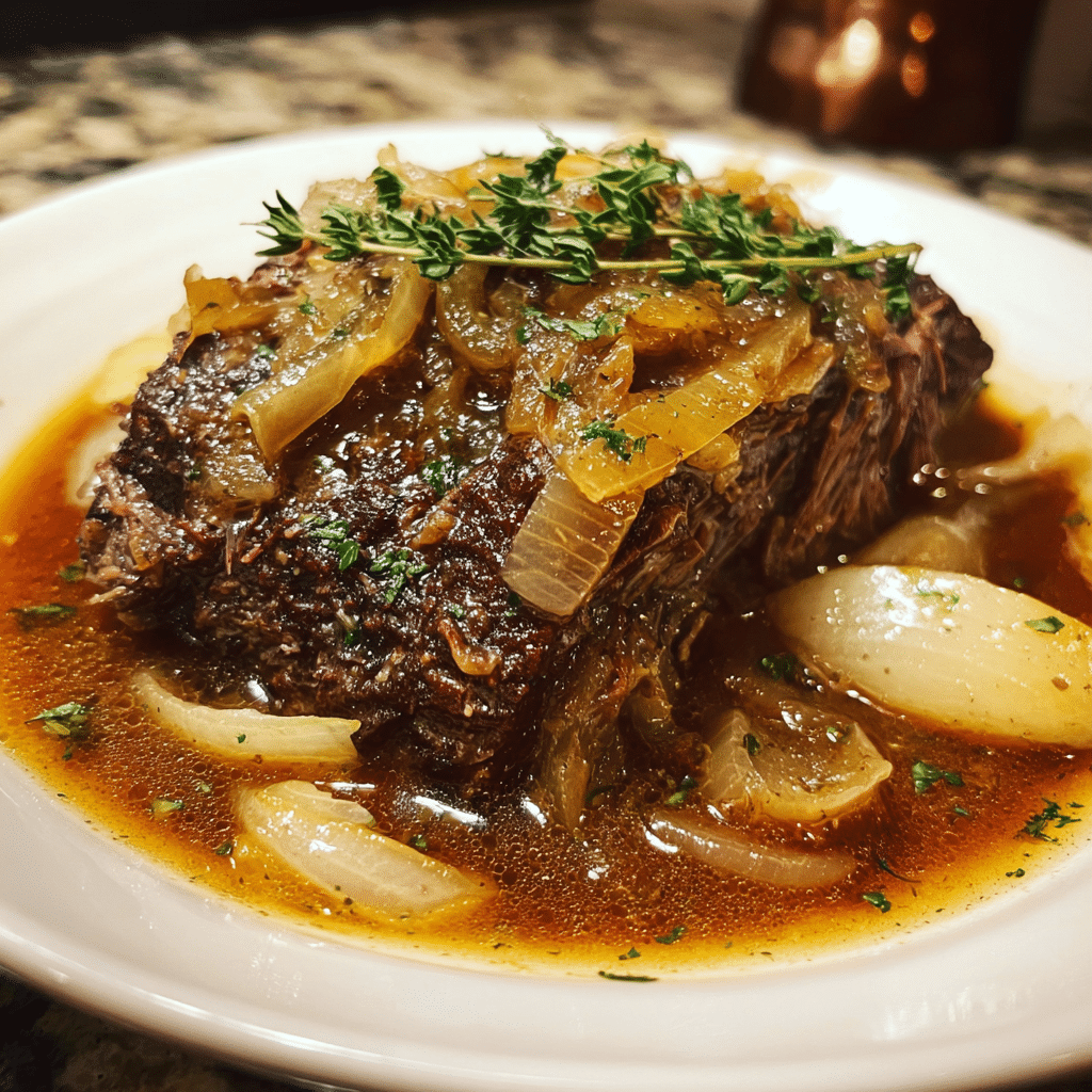 Crockpot French Onion Pot Roast