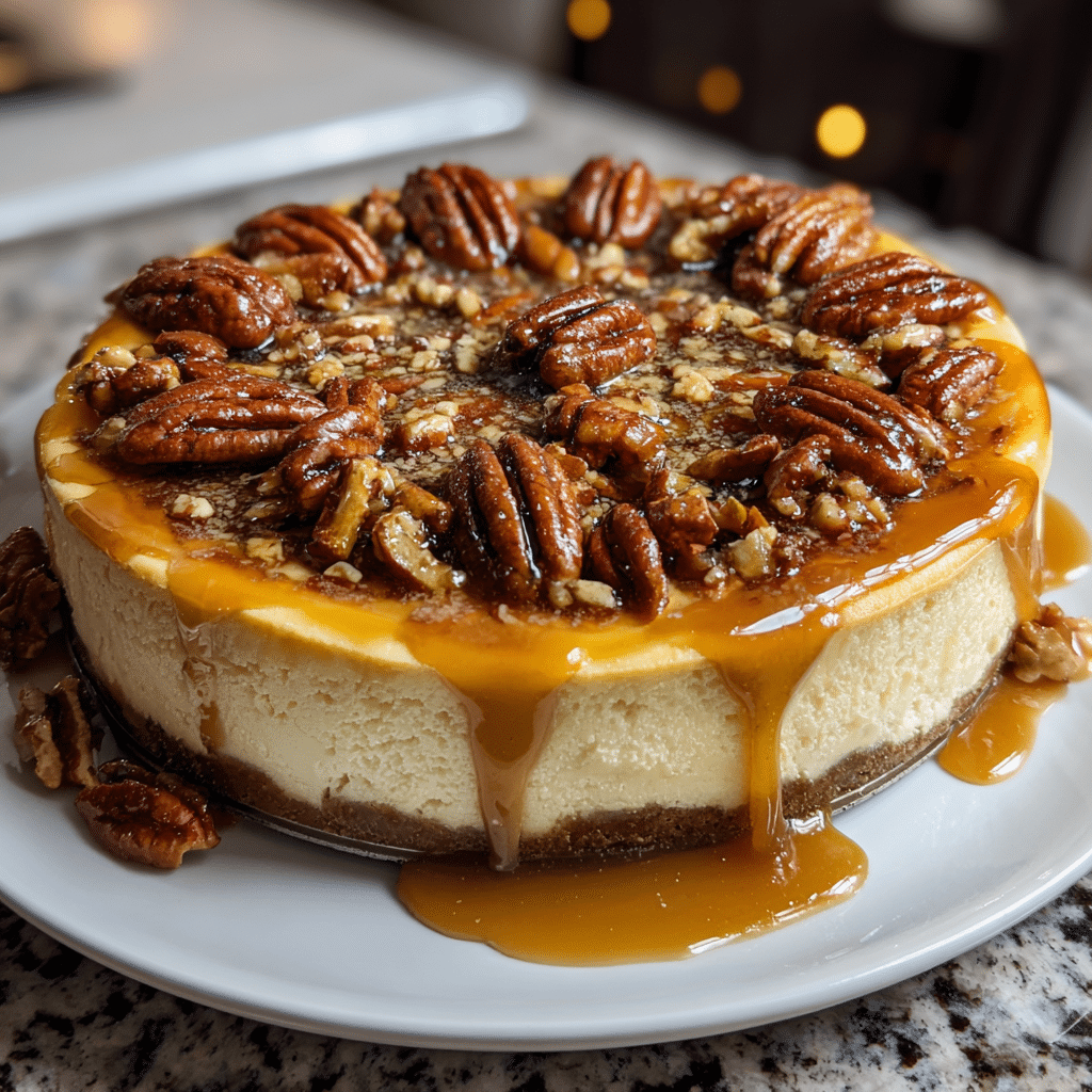 Maple Pecan Cheesecake