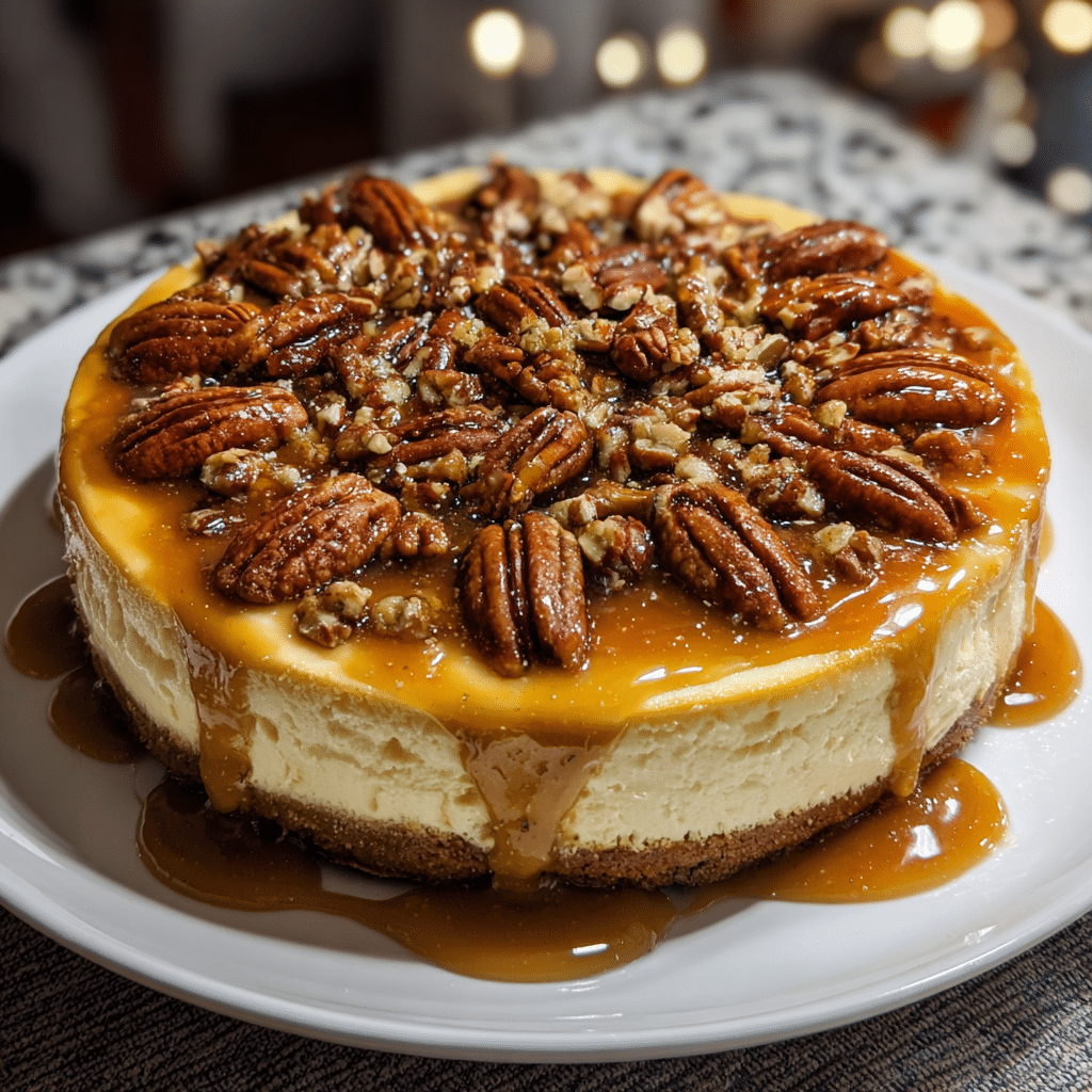 Maple Pecan Cheesecake