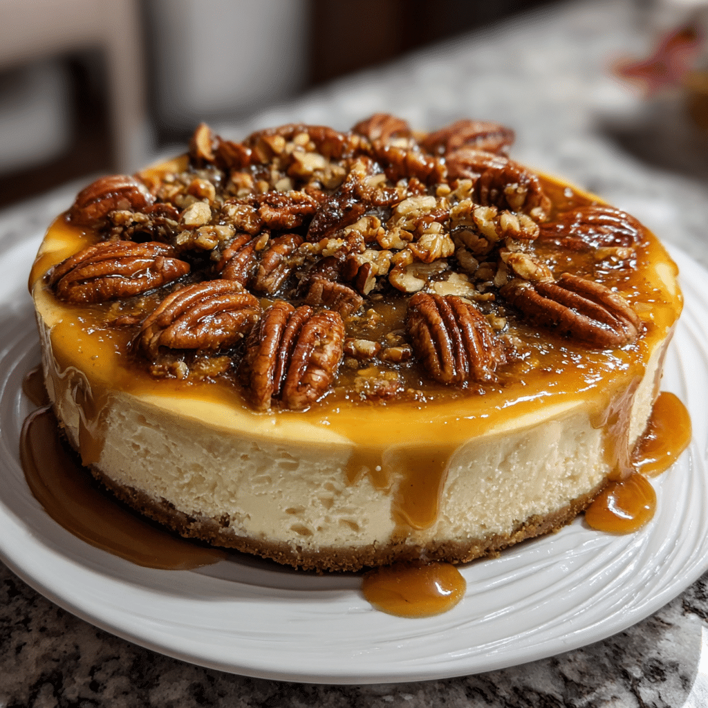 Maple Pecan Cheesecake