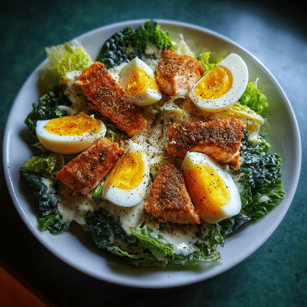Salmon Caesar Salad