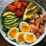 Salmon, Egg & Avocado Power Bowl