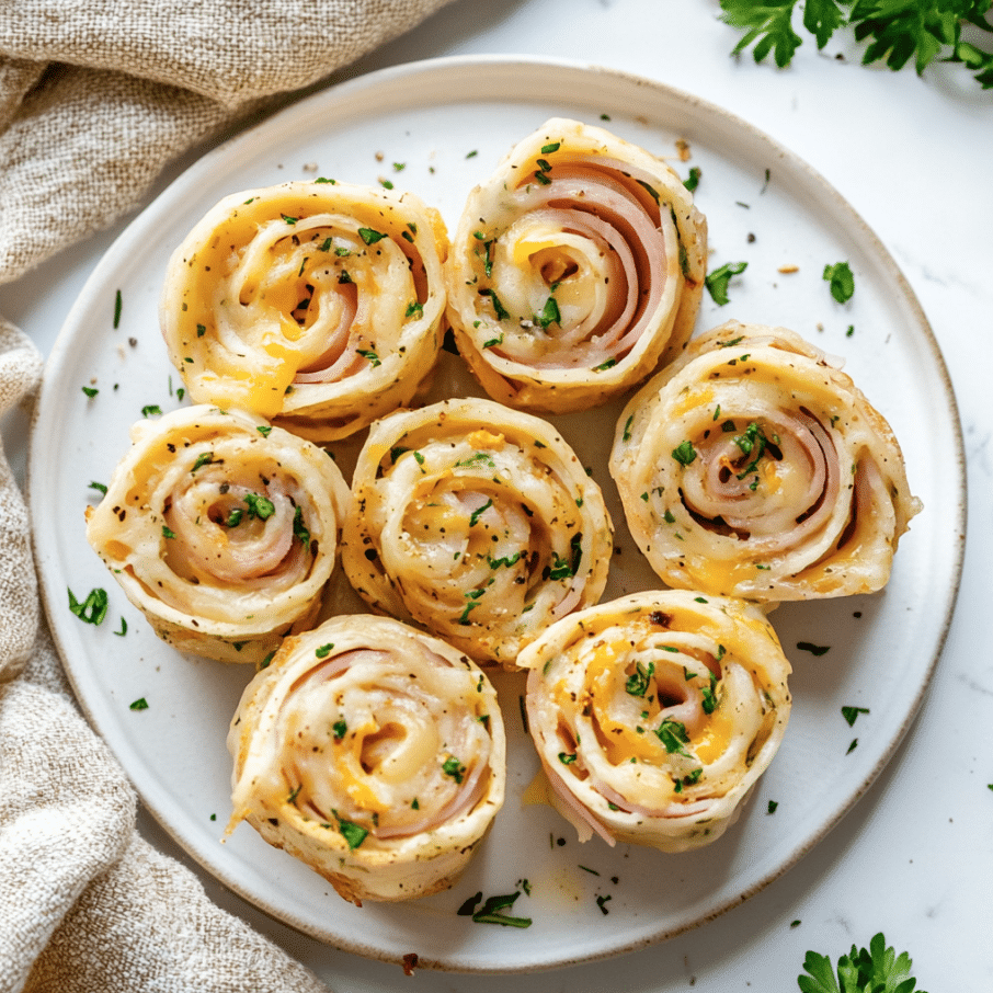 Ham and Cheese Pinwheels