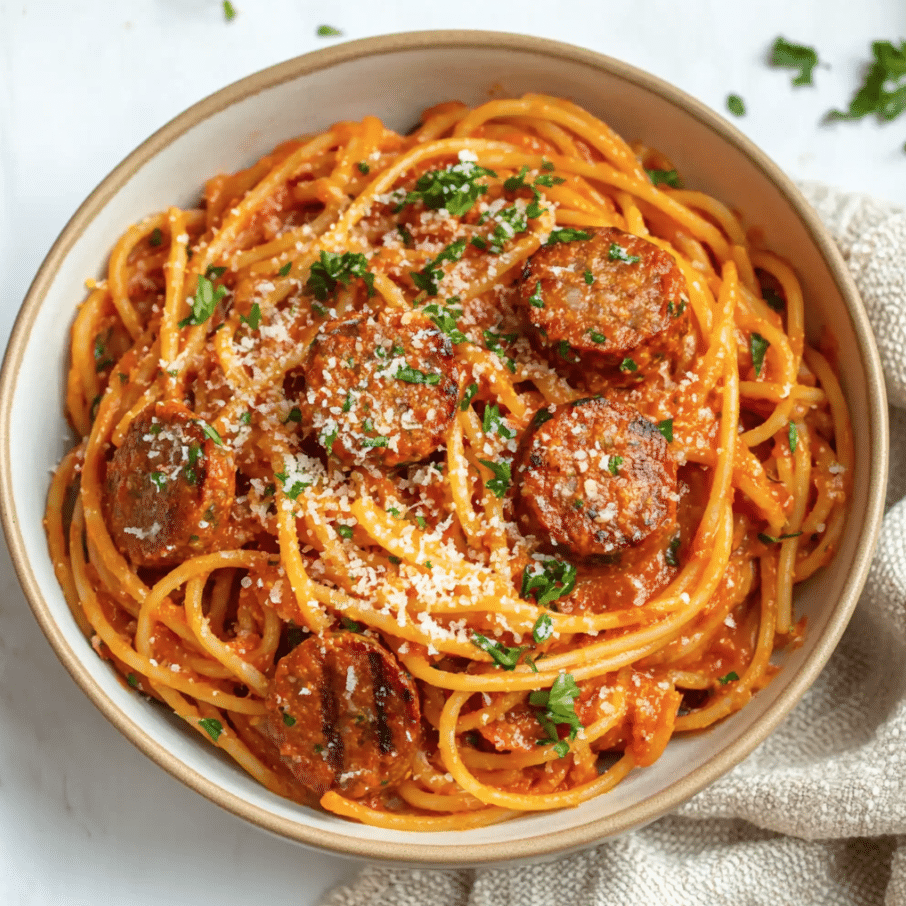 Italian Sausage Spaghetti