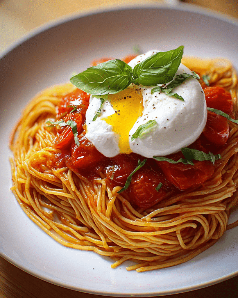 Best Tomato Basil Spaghetti: Creamy Burrata Magic Revealed!