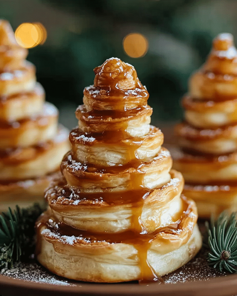 Best Caramel Apple Puff Pastry Christmas Trees to Wow Guests