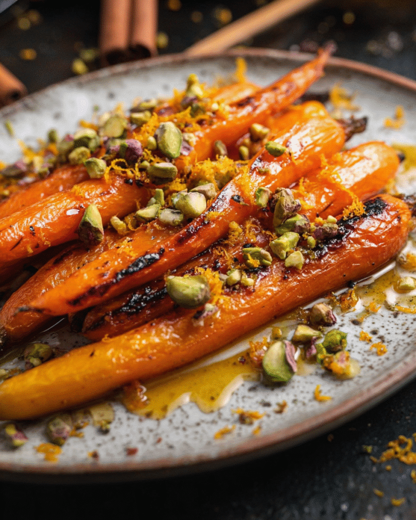 Honey-Roasted Carrots: Zesty Orange Harissa Magic Unleashed!