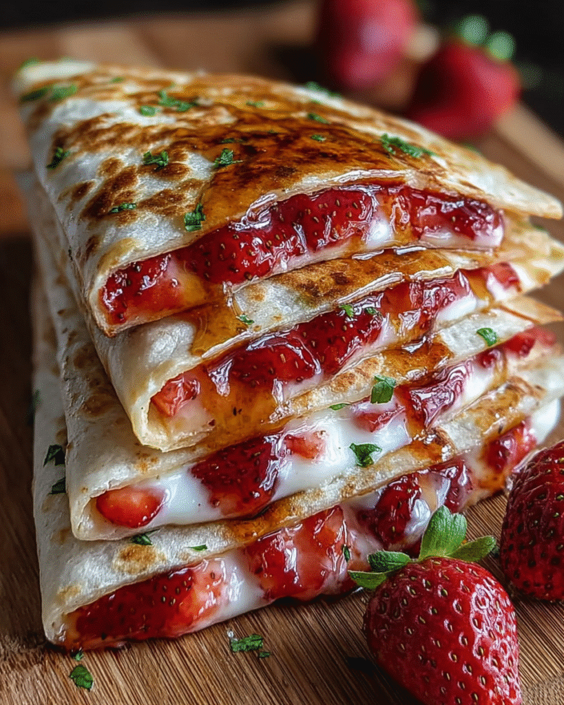 Strawberry Cheesecake Quesadillas: Sweet Twist You'll Crave