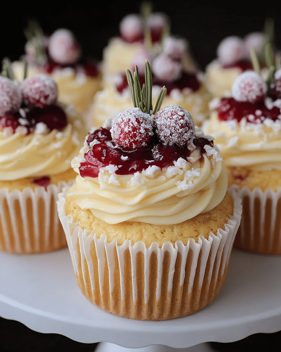 Cranberry Orange White Chocolate Cupcakes: Holiday Bliss!