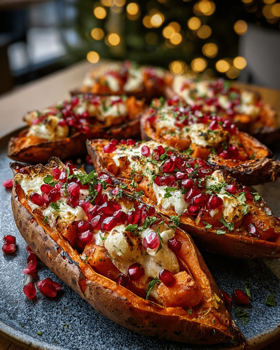 Festive Sweet Potato Boats: Holiday Flavor Explosion!
