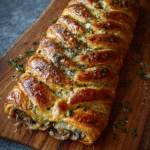 Herbed Mushroom & Gruyère Pastry Plait: A Stunning Appetizer Hack
