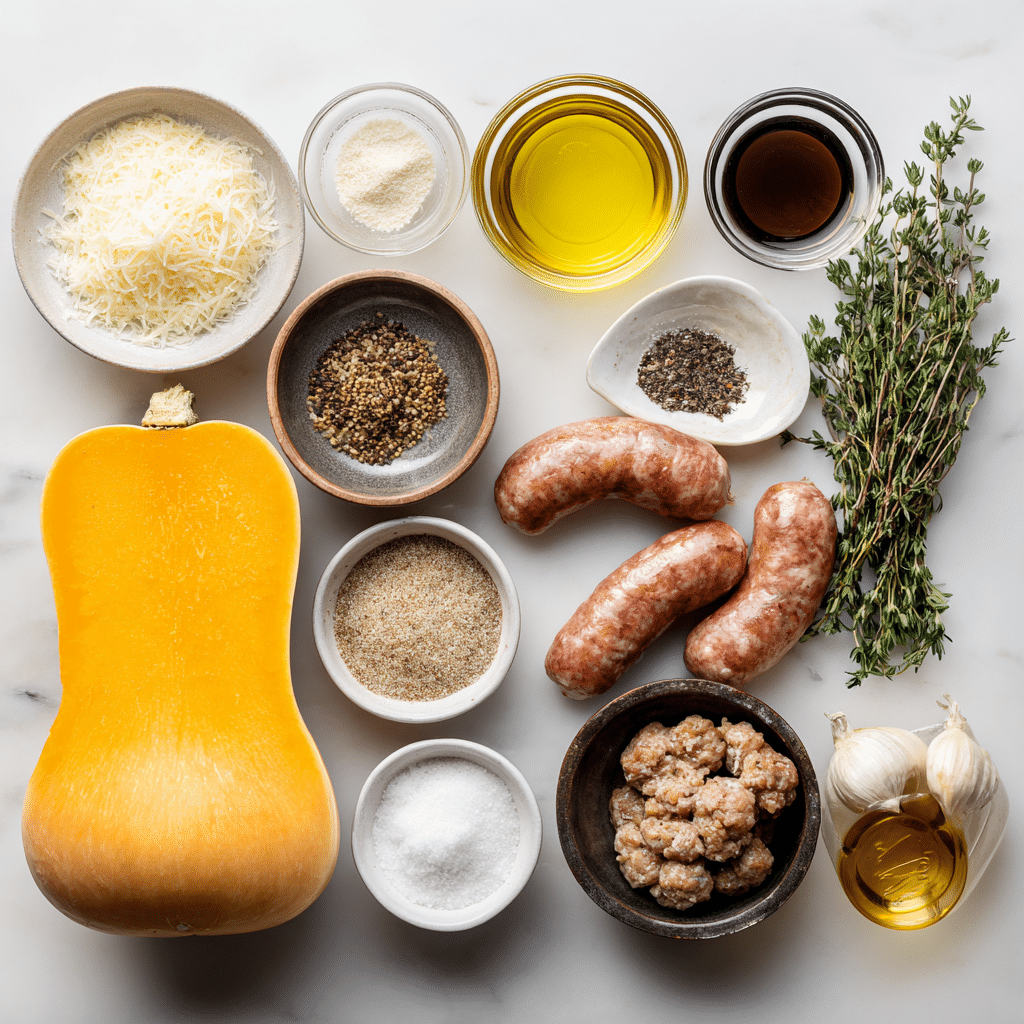 Autumn Butternut Squash Sausage Bake: Cozy Fall Comfort!