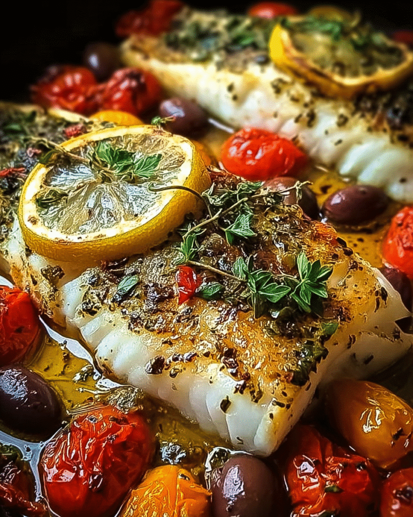 Mediterranean Baked Fish: Quick & Tasty Dinner Magic