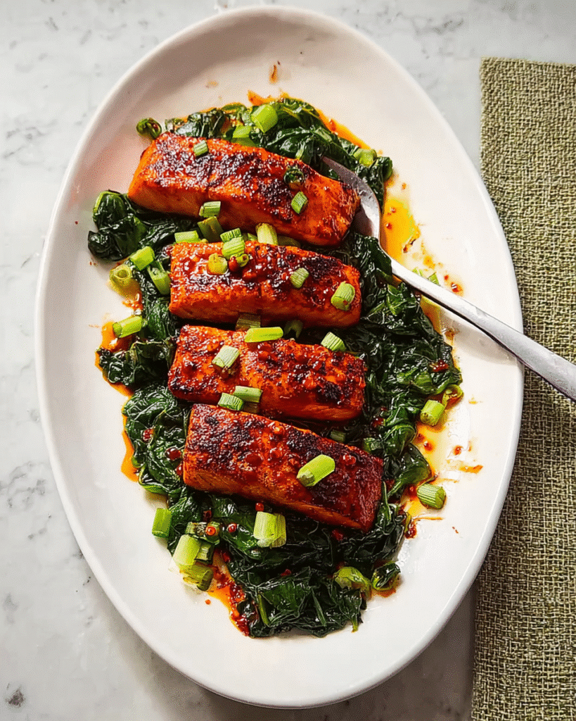 Gochujang-Glazed Salmon: Spicy, Zesty Dinner Magic!