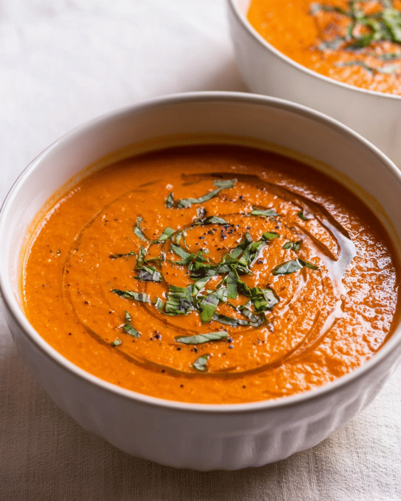 Tomato Coconut Milk Soup: Creamy Dairy-Free Comfort