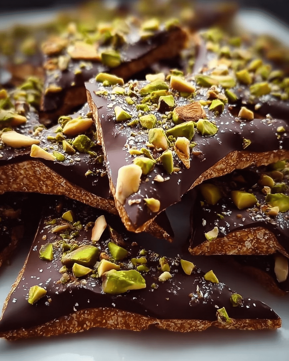 Dark Chocolate Pistachio Toffee Bark: 5 Reasons to Indulge