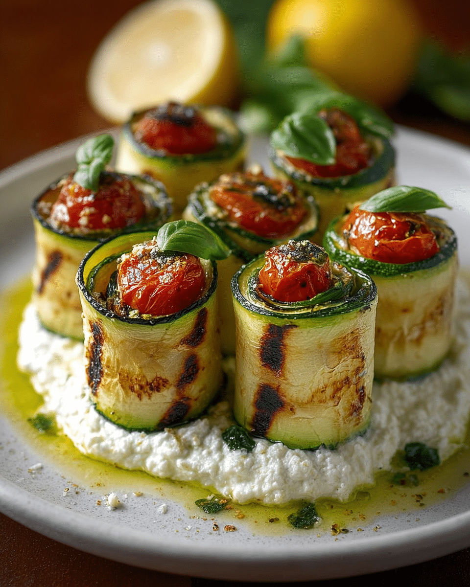 How to Make Irresistible Rollups de Courgettes with Zesty Ricotta