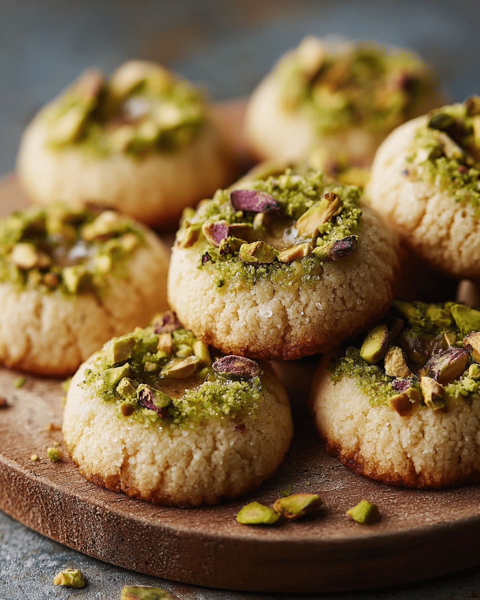 Honey Pistachio Ricotta Thumbprint Cookies: Sweet Bliss Baking!