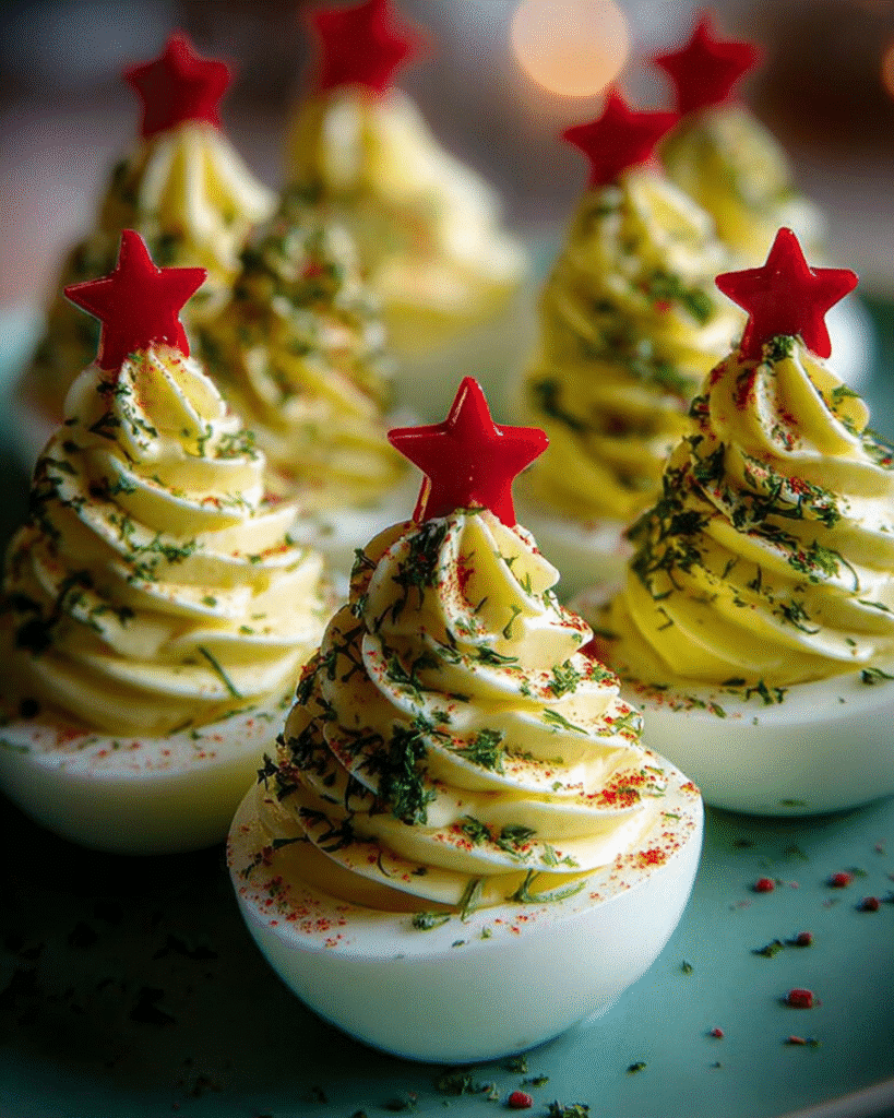 How Christmas Tree Deviled Eggs Will Wow Your Holiday Party