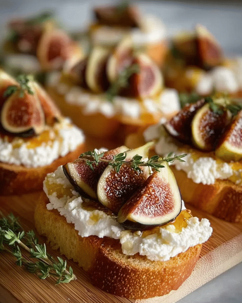 How Fig Honey Ricotta Crostini Will Transform Your Appetizers