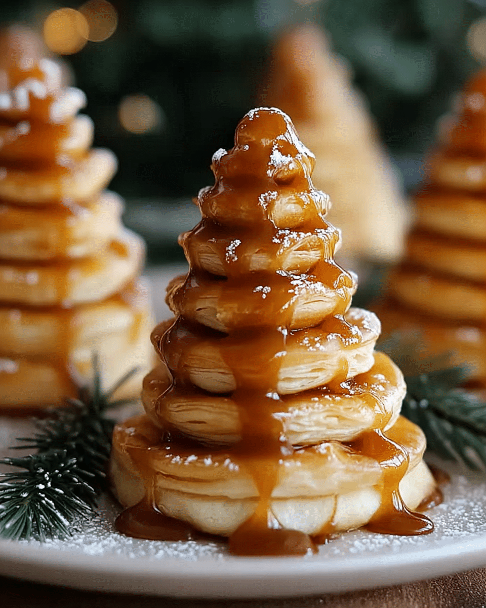 Best Caramel Apple Puff Pastry Christmas Trees to Wow Guests