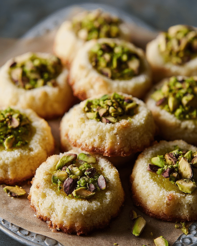 Honey Pistachio Ricotta Thumbprint Cookies: Sweet Bliss Baking!
