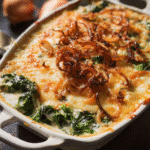 Creamed Greens Gratin: Cheesy Comfort Food Magic Awaits!
