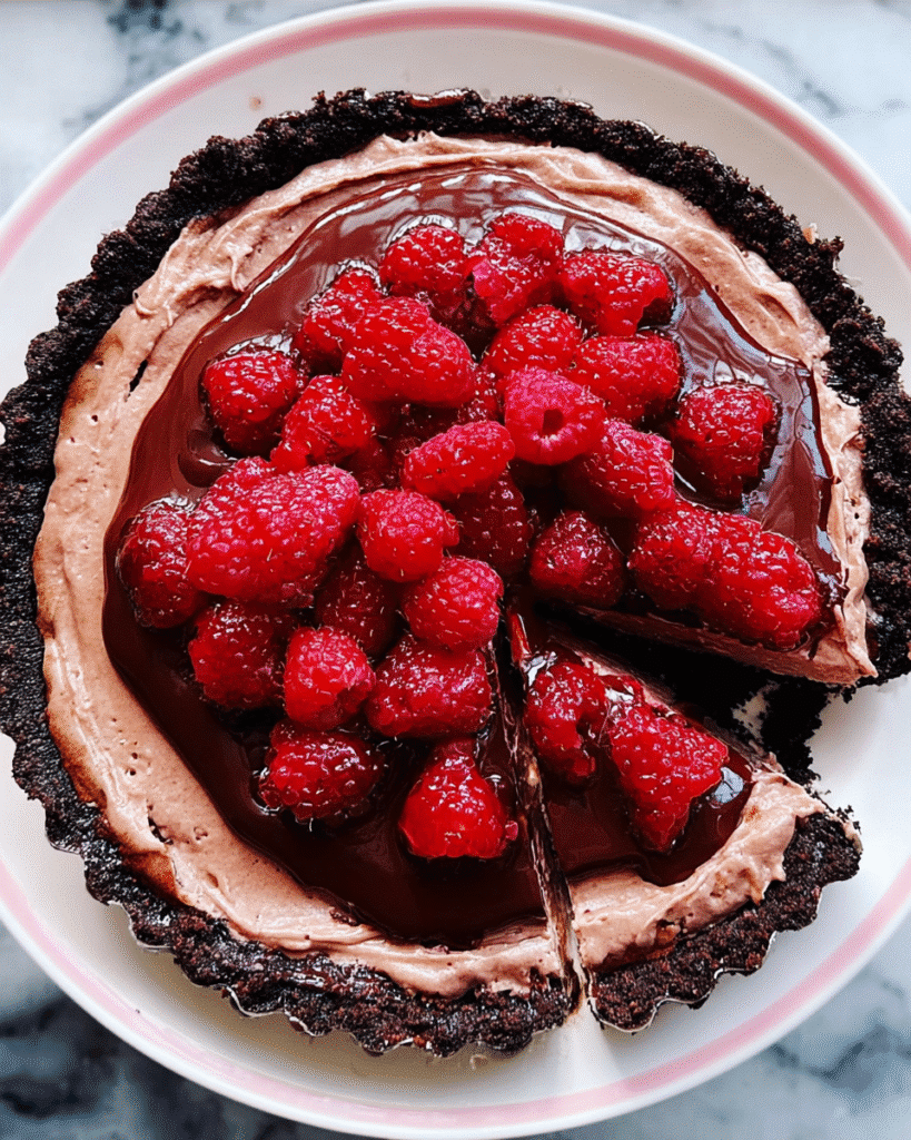 No-Bake Chocolate Raspberry Pie: A Decadent Dessert in Minutes