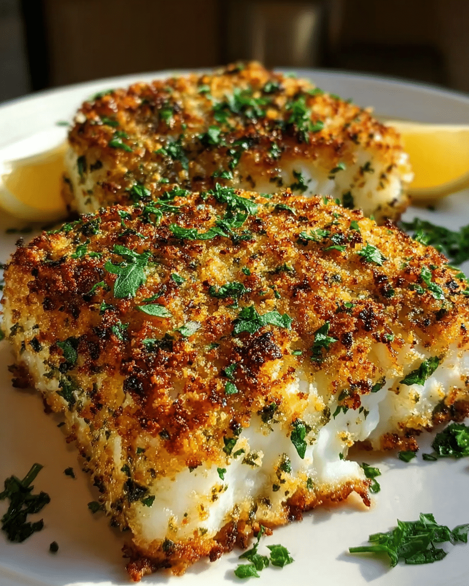 Garlic Parmesan Crusted Halibut: Quick & Crispy Dinner Magic