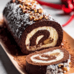 Chocolate Bourbon Pecan Swiss Roll: A Sweet Slice of Heaven