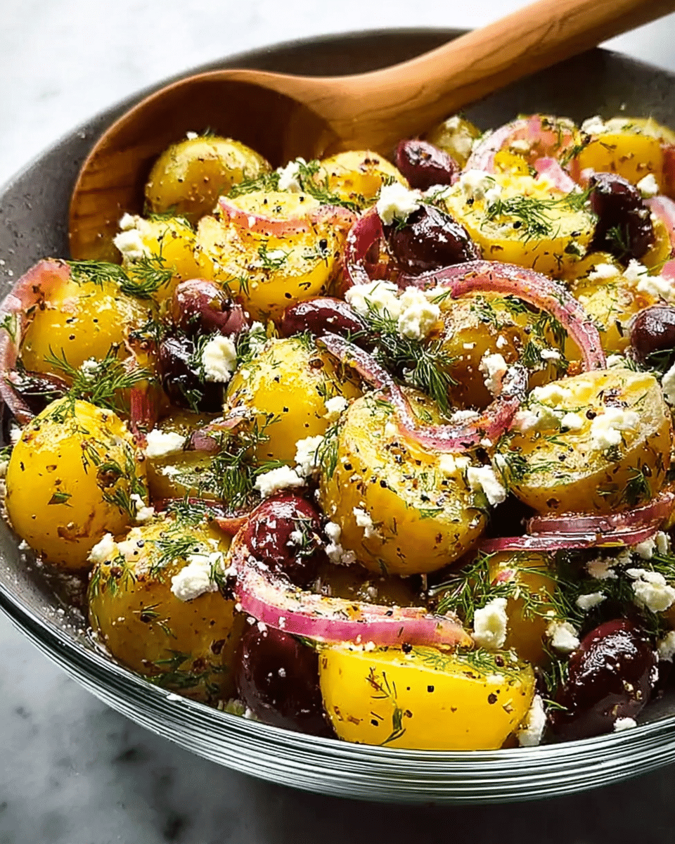 Olive Greek Potato Salad: Best Summer Picnic Recipe