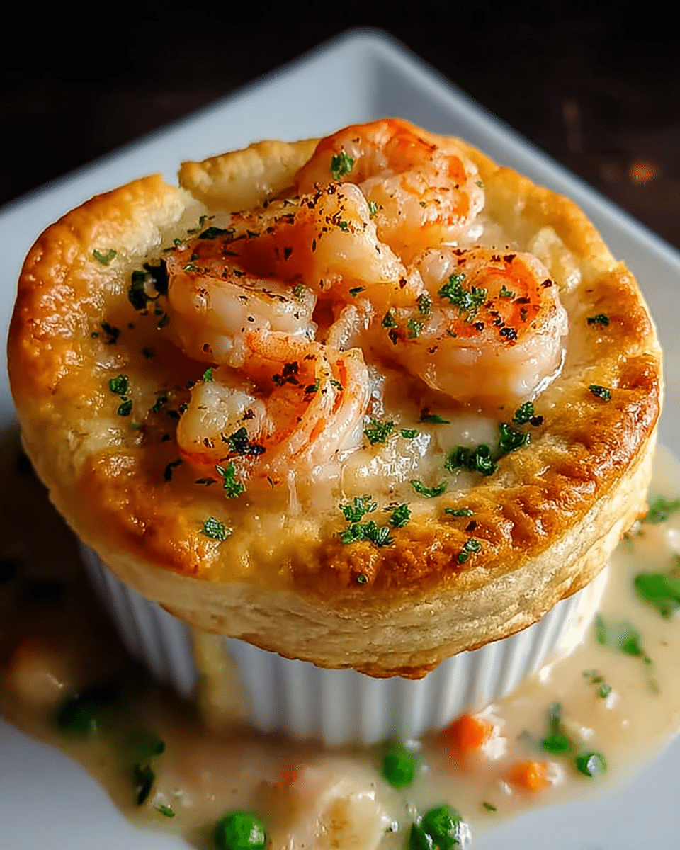 Shrimp & Lobster Biscuit Pot Pie: Comfort Food Reimagined