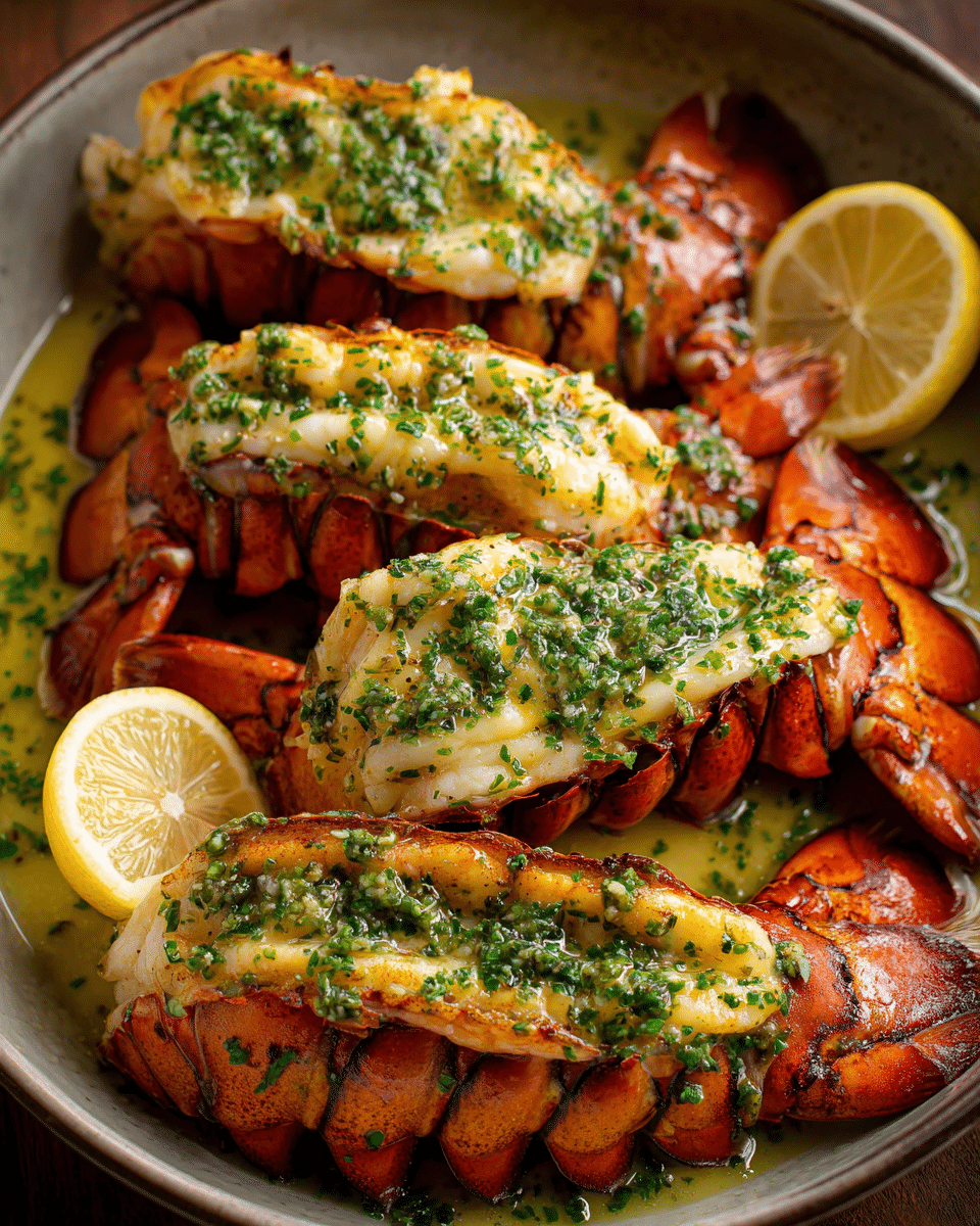 Lobster Tails with Garlic Herb Butter: Easy Gourmet Delight!