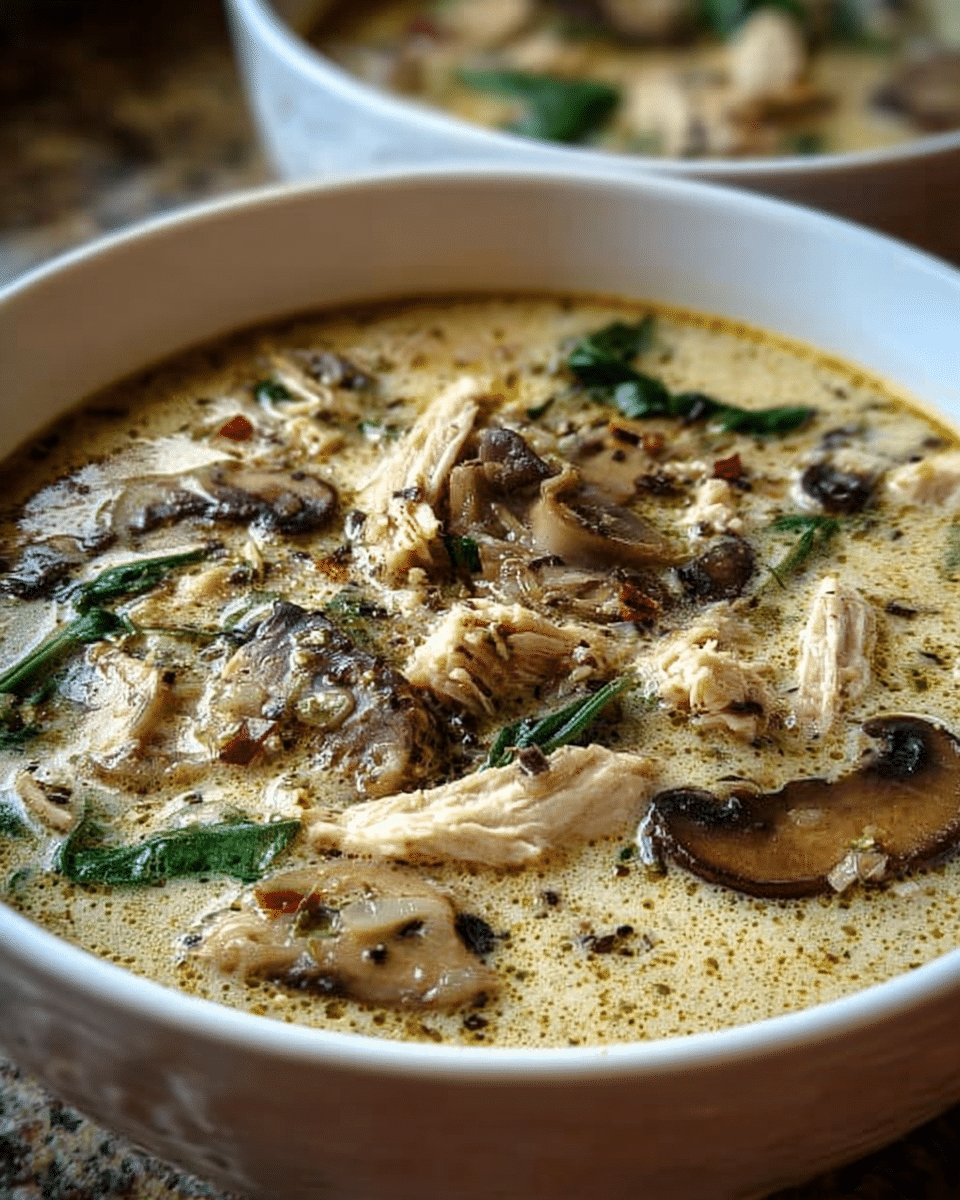 Creamy Chicken Mushroom Soup: Best Comfort Meal Ever