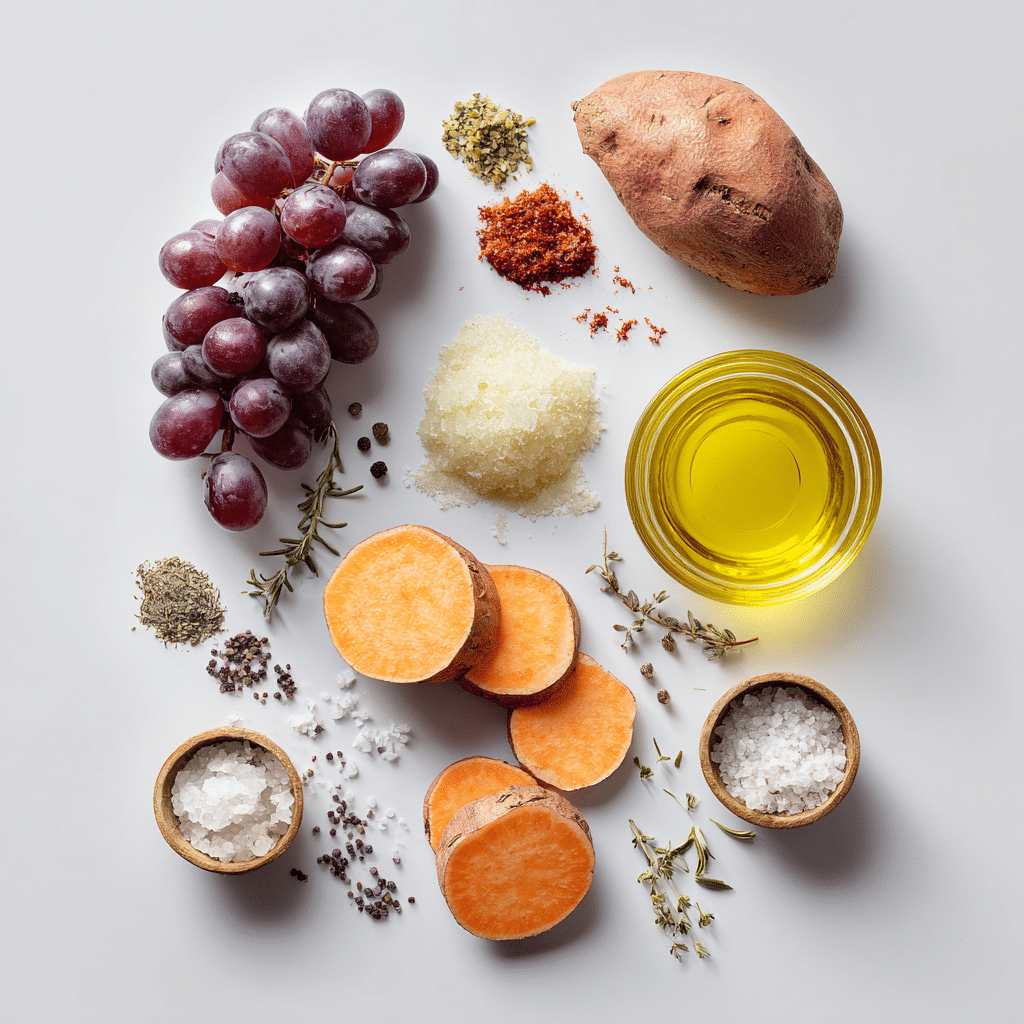 Sheet Pan Roasted Grapes: Sweet Potato Magic You'll Love