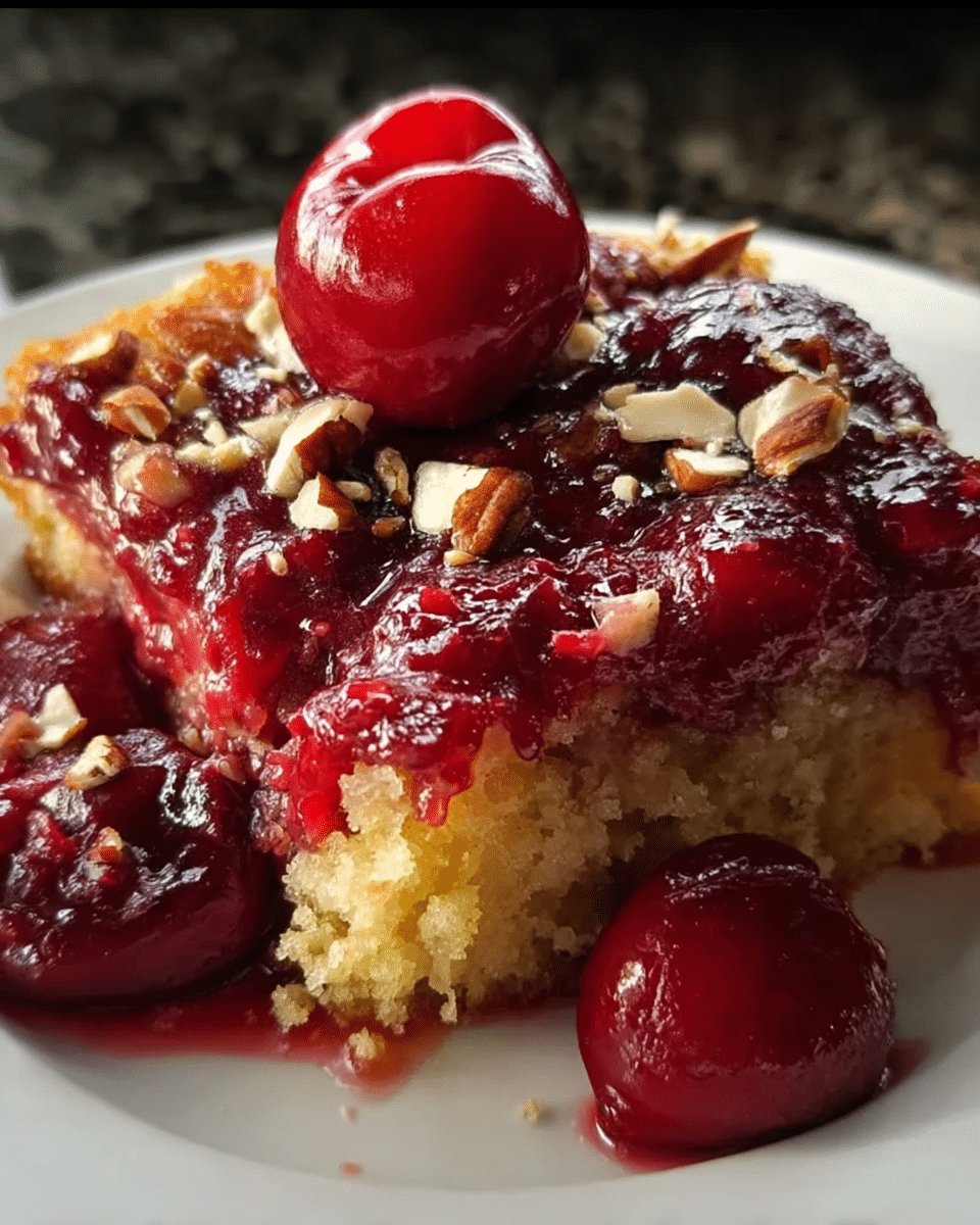 Crockpot Cherry Dump Cake: The Easiest Dessert Ever!