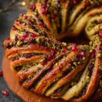 How to Make a Stunning Cranberry Pistachio Babka Bread Wreath