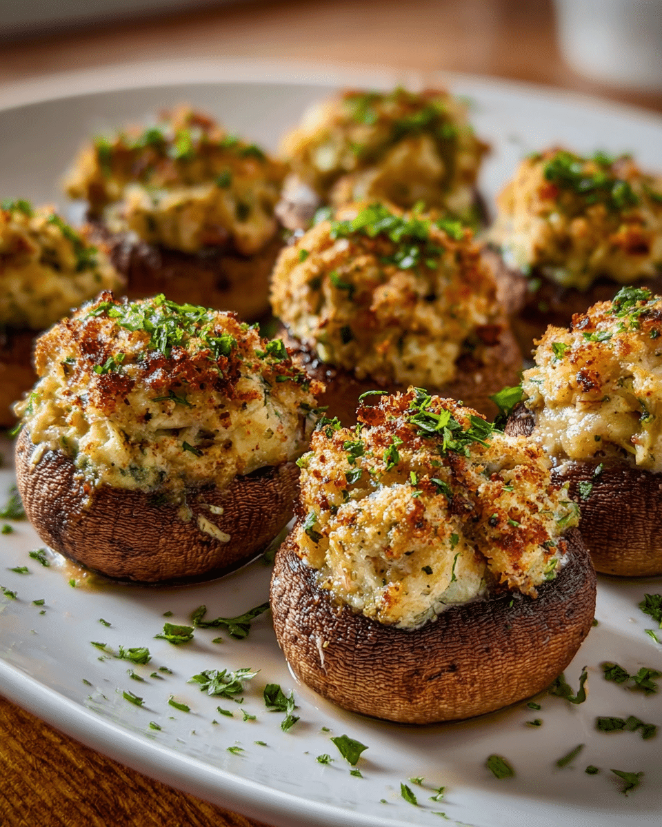 Crab Stuffed Mushrooms: 5 Mouthwatering Party Appetizers