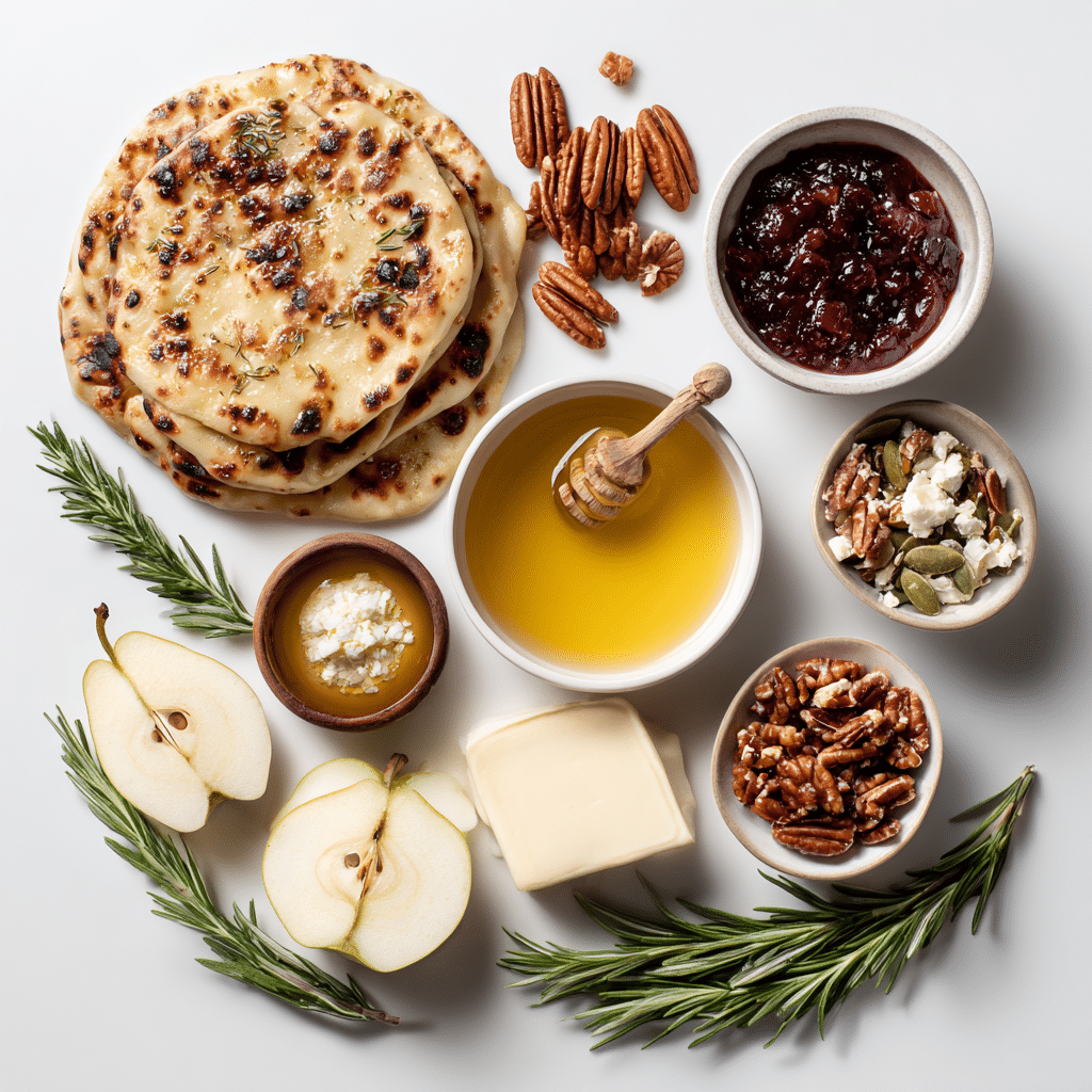 Crispy Flatbread Magic: Brie, Pear, and Cranberry Delight