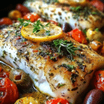 Mediterranean Baked Fish: Quick & Tasty Dinner Magic