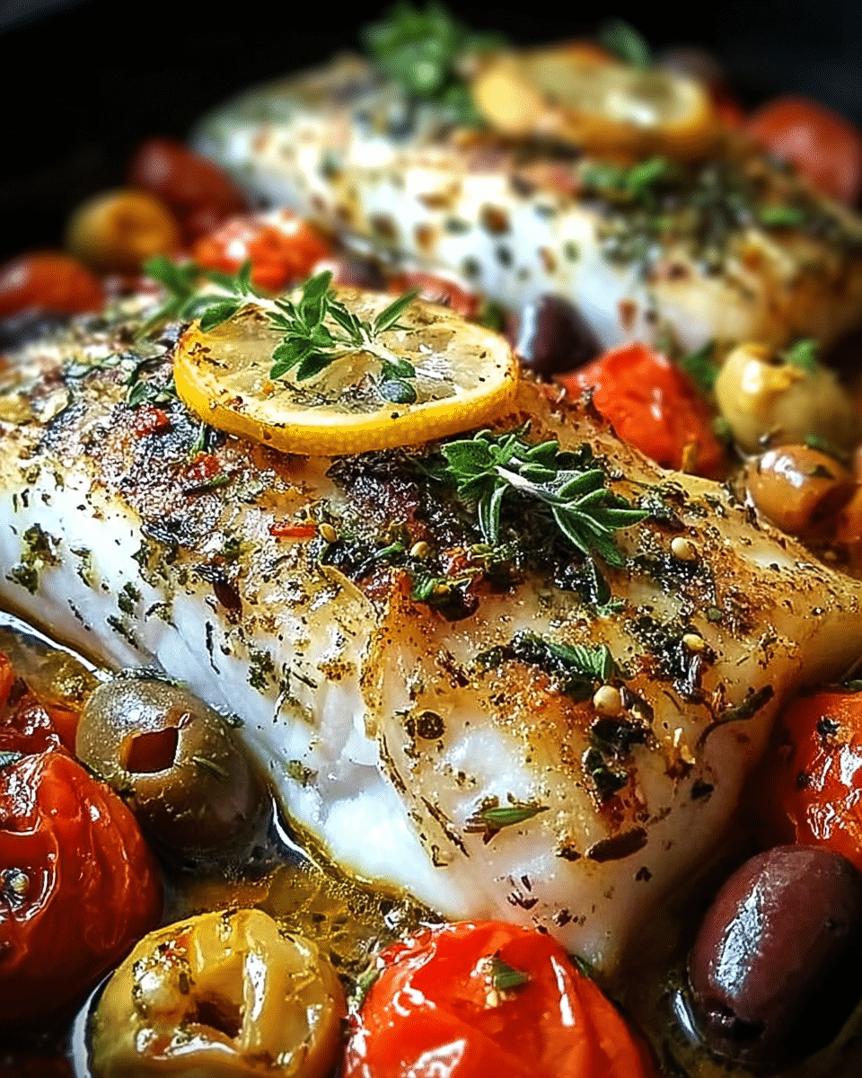 Mediterranean Baked Fish: Quick & Tasty Dinner Magic