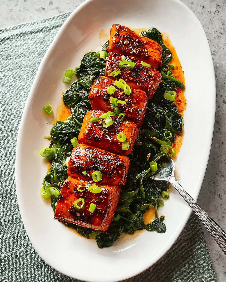 Gochujang-Glazed Salmon: Spicy, Zesty Dinner Magic!