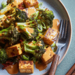 Roasted Tofu Broccoli: Spicy Curry Peanut Magic Meal