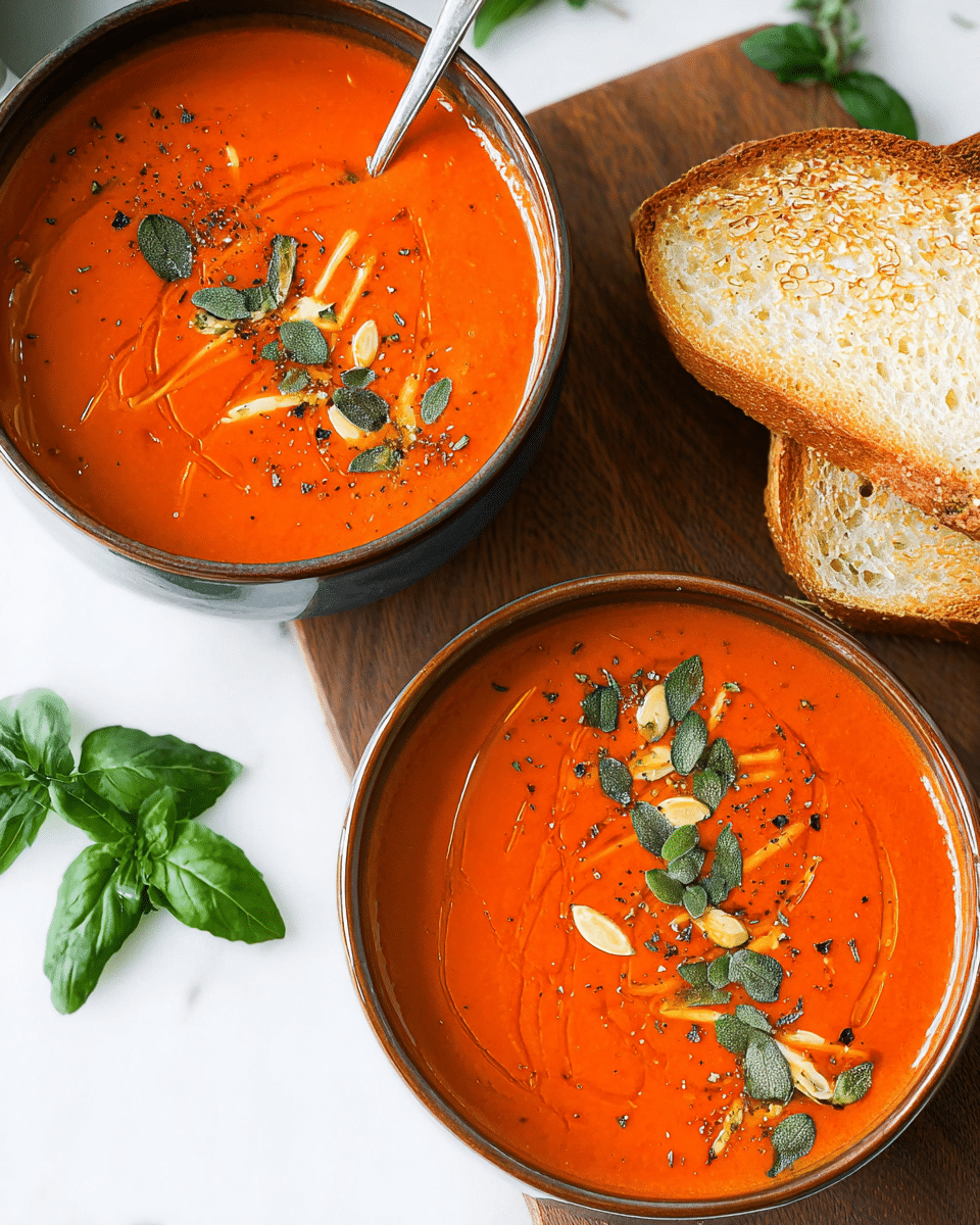 One-Pot Pantry Tomato Cream Soup: Comfort in Minutes!