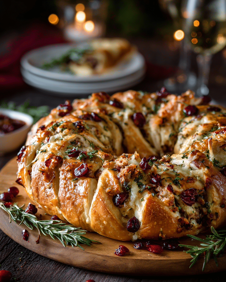 Savory Turkey and Cranberry Crescent Ring: 5 Crowd-Pleasing Twists