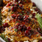 Honey Cranberry Chicken Bake: Easy Weeknight Comfort Meal
