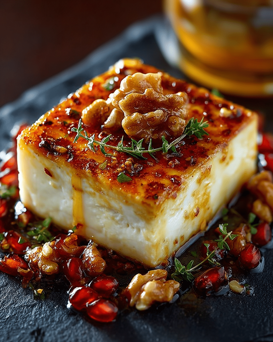 Feta Caramélisée: Piment et Miel Explosent en Bouche!
